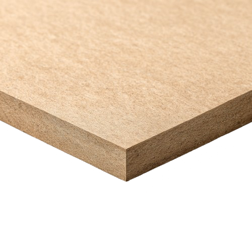 Panneau MDF vu en perspective